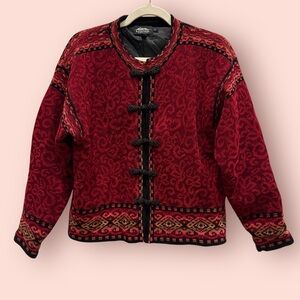 Icelandic Design Nordic Wool Blend Cardigan Jacket
